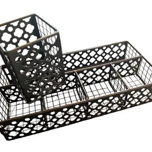 2 New Metal office organizing bundle